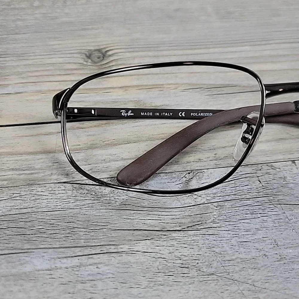 Ray-Ban RB 3221 014/47 Sunglasses Frames Italy Brown Gunmetal Full Rim 62-16‎